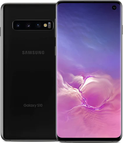 Samsung Galaxy S10 128GB in prism black on display at CellRox Ajax